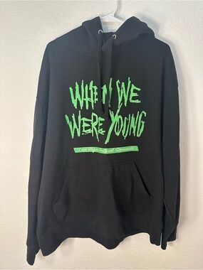 When We Were Young 2023 Festival Hoodie 2XL Black Green Day Blink-182 Las Vegas